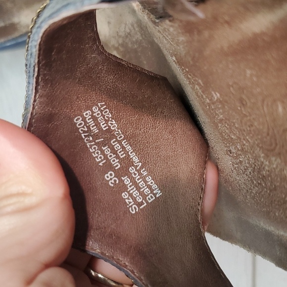 Dansko Women Pamela Comfort Leather Thong Wedge Sandals shoes sz 38/7.5-8 - Picture 7 of 13